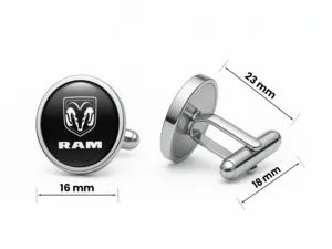 Dodge Personalized Cufflinks Men Luxury Edition Gift Set Pro